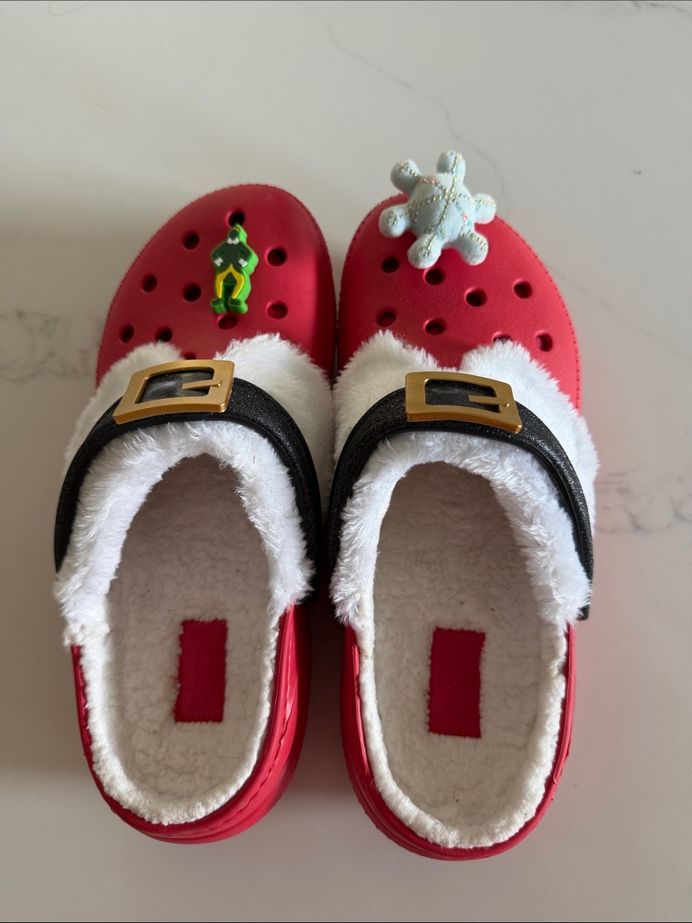 Red Santa Claus Crocs
